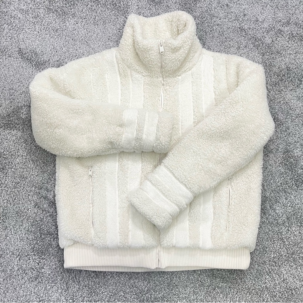 Athleta Willow Fleece Sherpa Bomber Jacket - Picture 4 of 15